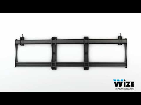 Robust series fixed mount Wize RSF100 for 70” -100” displays - installation video