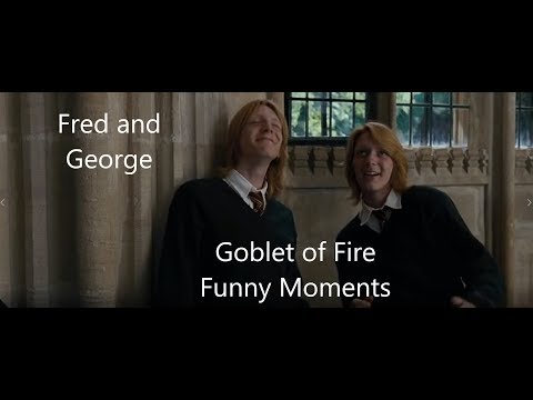 フレッドとジョージ-ウィーズリー - 火のゴブレットファニーモーメント (Fred and George Weasley - Goblet of Fire Funny Moments)