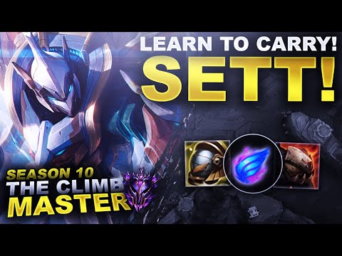 HOW TO CARRY WITH SETT SUPPORT? - Climb to Master Season 10 | League of Legends