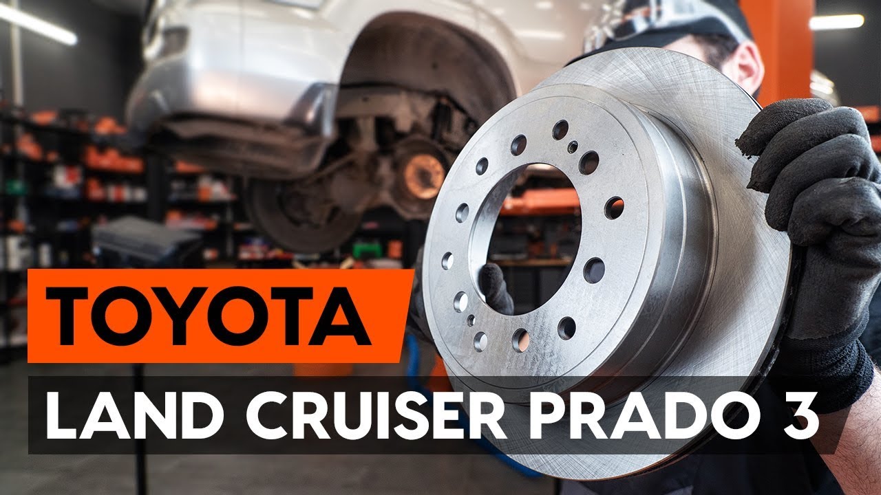 Anleitung: Toyota Prado J120 Bremsscheiben hinten wechseln