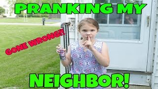 Pranking My Mean Neighbor Gone Wrong! They Chased Me