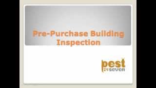 Pre-Purchase Building Inspection
