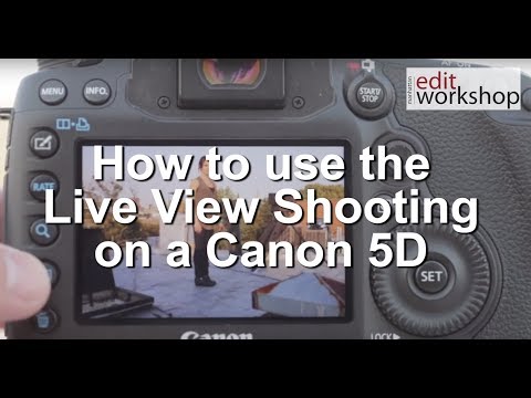 How to use the Live View Shooting on a Canon 5D MK III
