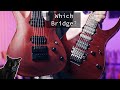 Which Electric Guitar Bridge Is Best Fixed Bridge Double Locking Vintage Evertune Discussion
