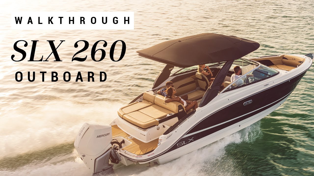 Официальный обзор Sea Ray SLX 260 Outboard