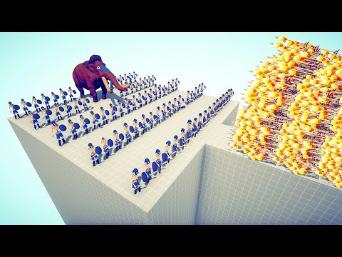 SKELETON ARMY + GIANT MAMMOTH vs EVERY GOD - Totally Accurate Battle Simulator TABS