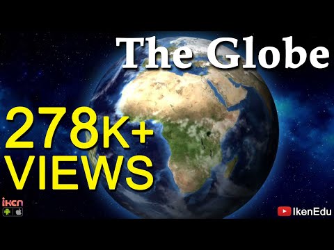 Planet Earth Globe Animation - Latitudes, Longitudes, Continents And Oceans | iKen | iKen App Video