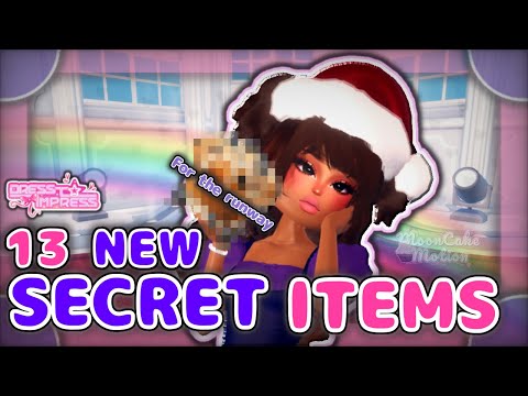 13 SECRET ITEMS for the RUNWAY || Dress To Impress Granny Theme