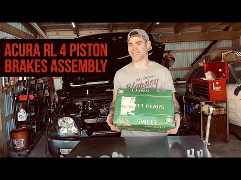 Acura RL brake caliper swap for Honda Prelude! BBK unboxing!