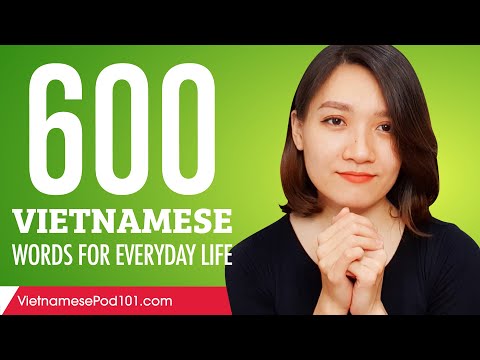 600 Vietnamese Words for Everyday Life - Basic Vocabulary #30