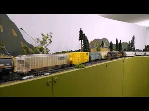 Rio Grande, D&RGW, CP Rail, Quanah Acme and Pacific HO scale trains