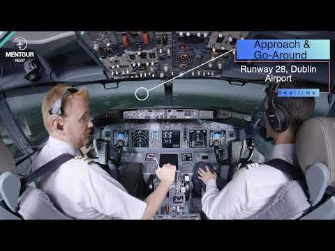 Boeing 737 Low level Go-Around! Windy approach!