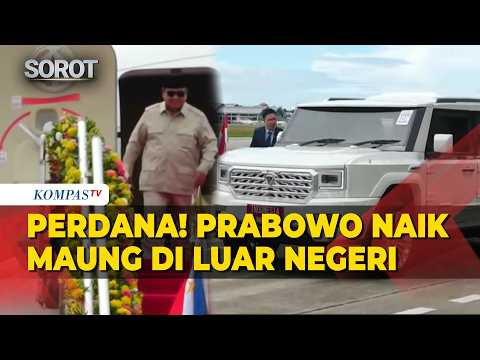 Prabowo naik Maung saat kunjungan luar negeri ke Filipina