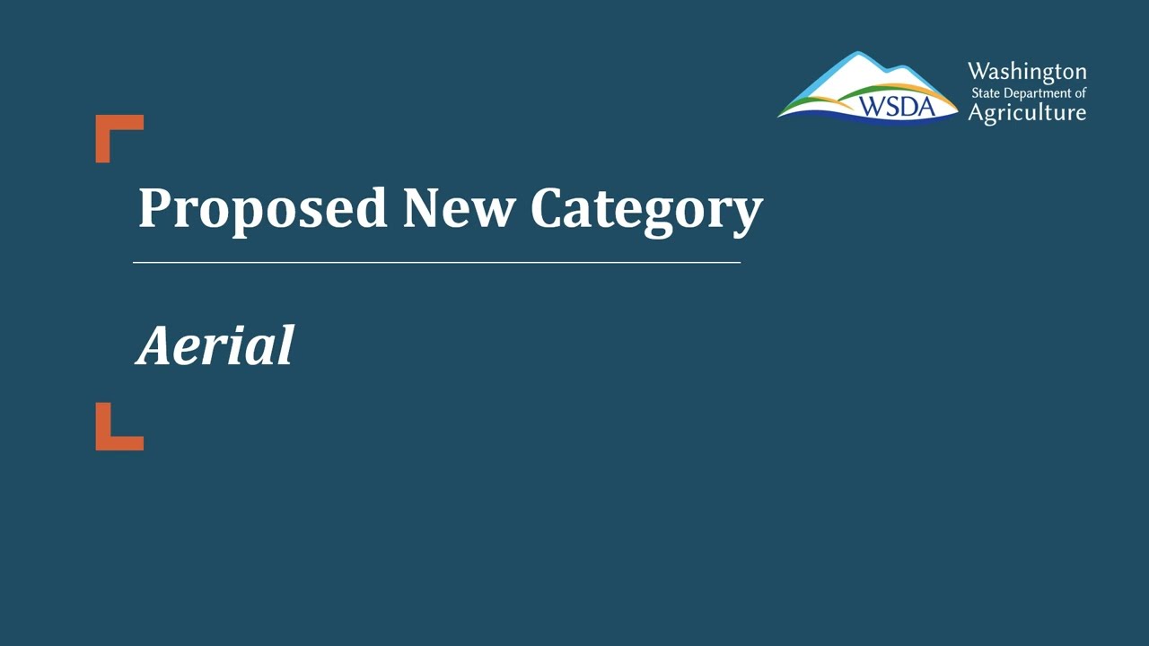 New Aerial Pest Control Category - Pesticide Licensing and Recertification