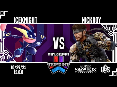 Tripoint Smash 118 - Winners Round 3 - IceKnight(Greninja) Vs. NickRoy(Snake)