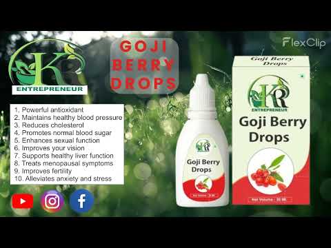 Goji berry drops