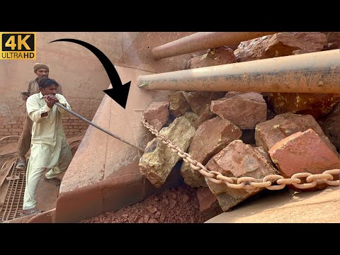 Big Rock Jaw Crusher Machine in Action | Powerful Stone Crushing ASMR Sounds