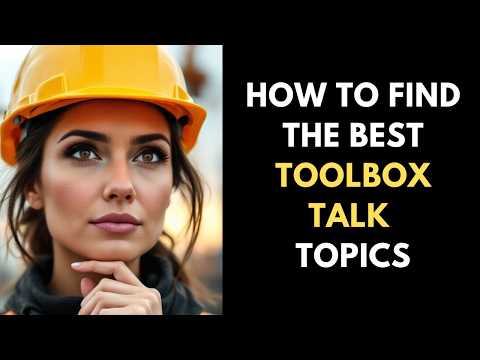 Toolbox Talk Topics: Làm thế nào để tìm Toolbox Talk tốt nhất ... Đoạn giới thiệu