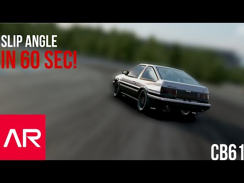 How to: slip angle in 60 seconds (assoluto racing)