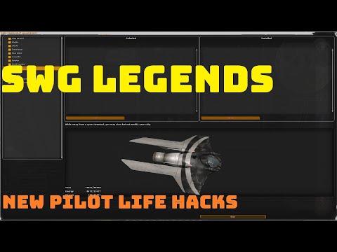 SWG Legends JTL: New Pilot Tips