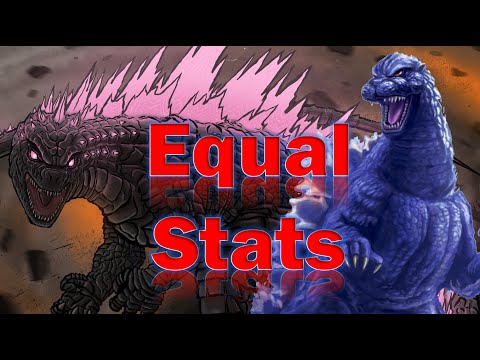 Monsterverse Godzilla vs Heisei Godzilla Equal Stats