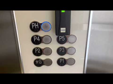 RARE Kone KSS D40 Traction Elevator @ 2990 Ponce De Leon Parking Garage, Coral Gables, FL