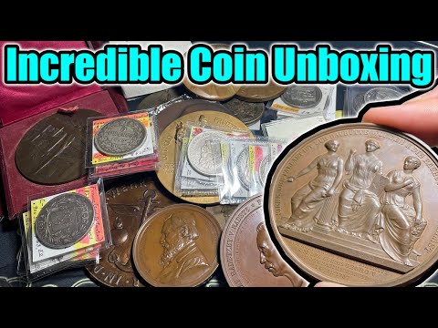 Incredible Rare Foreign Medals & World Silver Unboxing - $1,000s of Great Items From Old Collections