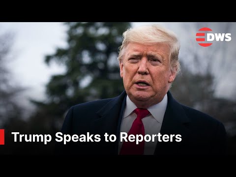BREAKING: Trump Speaks to Reporters Outside White House | Full Statement | DWS News | AC1E