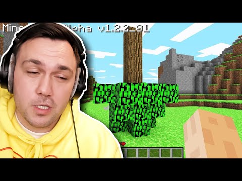 Jeg Overlevde En Natt i Den Første Versjonen Av Minecraft