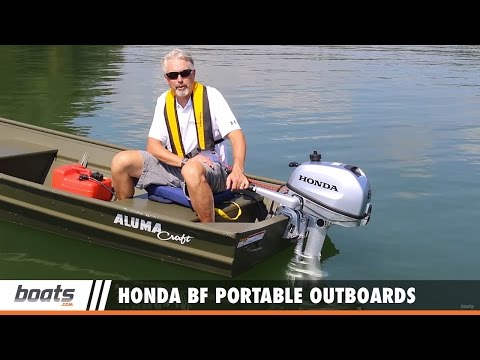 Honda BF Portable Outboards: First Look Video