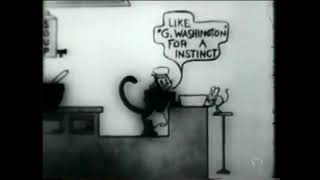 Krazy Kat and Ignatz Mouse Discuss the letter g ( 1916  United States )