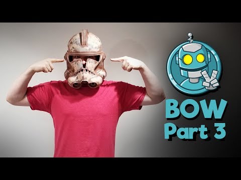 Clone Commander Bow Build - Part 3 - Cleaning the Helmet