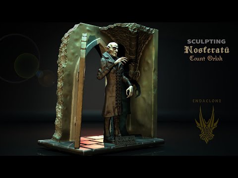 VR Sculpting NOSFERATU's  Count Orlok