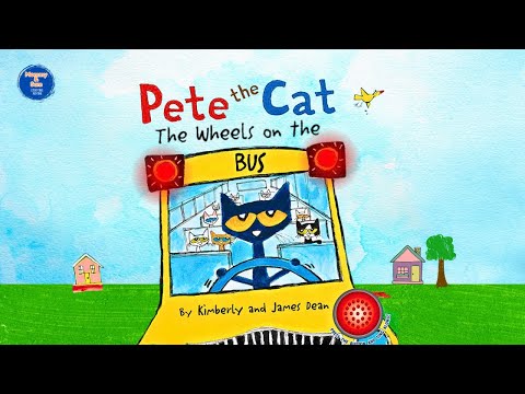The Wheels on the Bus Sing-Along with Pete the Cat | Animated Nursery Rhymes