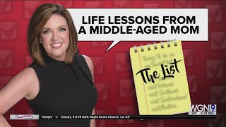 Robin's list on life lessons from a middle-aged mom