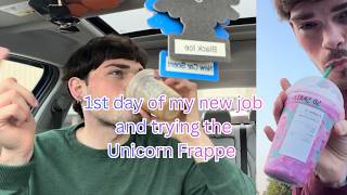 I got the Job!! Unicorn Frappuccino & First Day, Katseye & A Biscuit