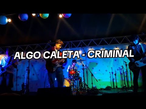ALGO CALETA - ALGO NUEVO / CRIMINAL (EN VIVO) + LETRA