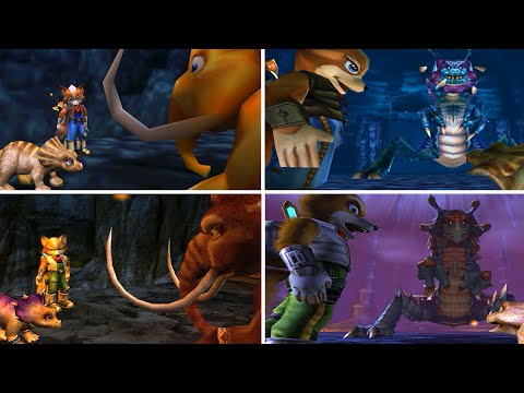 Dinosaur Planet (N64) Comparison VS Star Fox Adventures (GCN) Dark Ice Mines