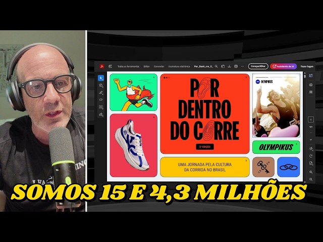 Temos 15 MILHÕES de CORREDORES no Brasil e SÓ 29% CORREM PROVAS