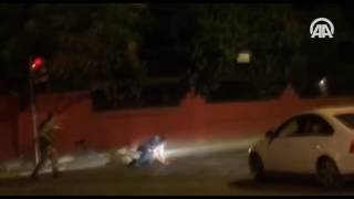 Acıbadem'de bir vatandaşın asker tarafından vurulma anı