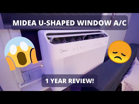 BEST WINDOW A/C OF 2021?! | Midea U-shaped A/C (1 YEAR UPDATE)