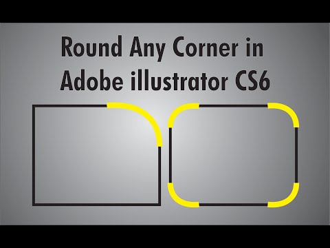 Round corner in Illustrator CS6 || by WS 2M