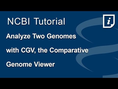 Analyze Evolutionary Relationships Between Two Genomes using NCBI's Comparative Genome Viewer (CGV)