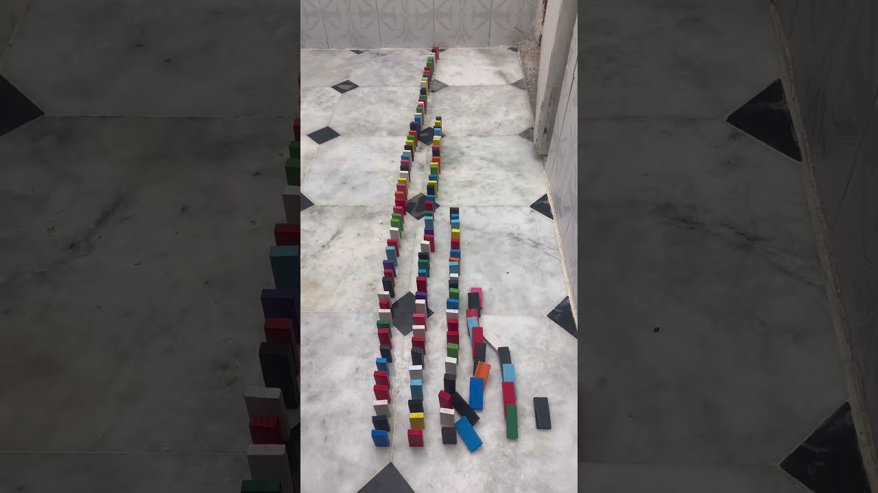 Dominos#count#1,5,10,25,50,100#trending#short#waoo🟢🟠🟣🔴🟤🔵🟡✅