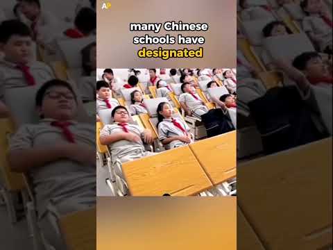 Nap Time at School in China #shorts