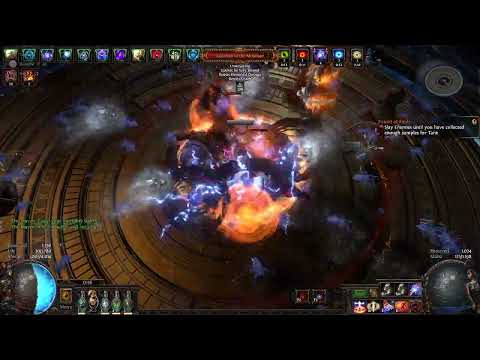 Path of exile 3.18 Aura stacking guardian /// Double attack speed Formed