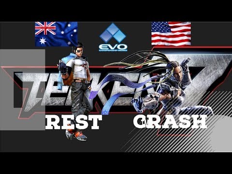 Tekken 7 TWT EVO 2019 G Pools Round 1 REST VS CRASH