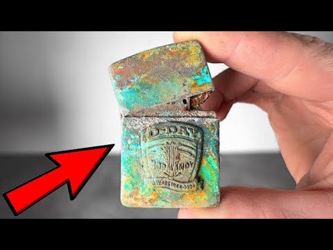 Zippo Lighter Restoration D-Day WW2 - 1944 Largest Amphibious Invasion