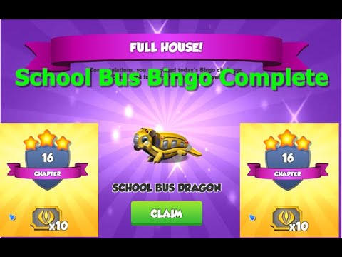 School Bus Bingo Complete | Dragon Mania Legends | Origin of Metal Ancient Event | DML
