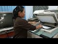 Procedure how to copy document using photocopy machine